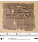 Greek horoscope, papyrus fragment