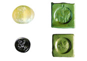 Stamp seals with bulls