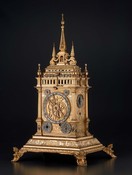 Table clock with zodiac