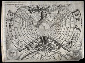 Astrological chart with dove