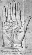 Hand with planetary signs