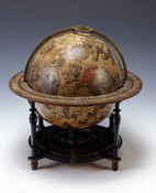 Celestial table globe with Arabic names for the Southern hemisphere constellations