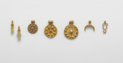 Necklace Pendants with Venus and Sun