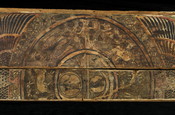 Egyptian Roman coffin cover with Zodiac