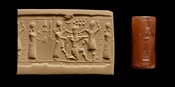 Cylinder Seal with Pleiades and Crescent Moon