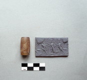 Cylinder Seal with Pleiades and Ištar