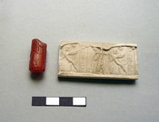 Cylinder Seal with Eight-Pointed Star