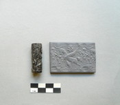 Cylinder Seal with Star and Crescent Moon