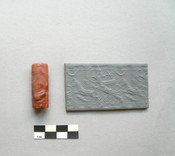 Cylinder Seal with Lunar Crescent and Star