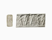 Cylinder Seal with Crescent Moon