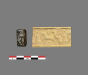 Cylinder Seal with Star and Pleiades