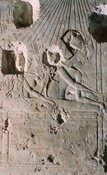 Relief with Akhenaten and Nefertiti ("The reward ceremony", TA25)