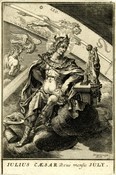July as Julius Caesar and Jupiter with Leo