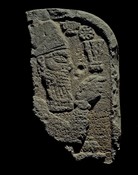 King with symbols of Shamash, Ishtar, Adad