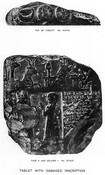 Tablet with astral symbols