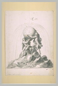 A study for a fountain of Atlas and Hercules