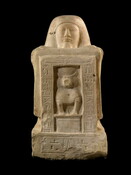 Cubical naophorous statue with Thoth