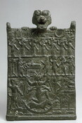 Lamashtu plaque held by Pazuzu