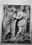 Sarcophagus with Polyhymnia and Urania